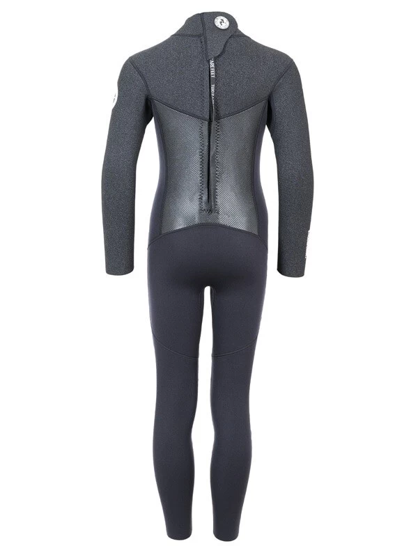 Two Bare Feet Thunderclap Pro 5/4mm Junior Winter Wetsuit (Black / Dark Grey) 7 Two Bare Feet Thunderclap Pro 5/4mm Junior Winter Wetsuit (Black / Dark Grey) - Image 5