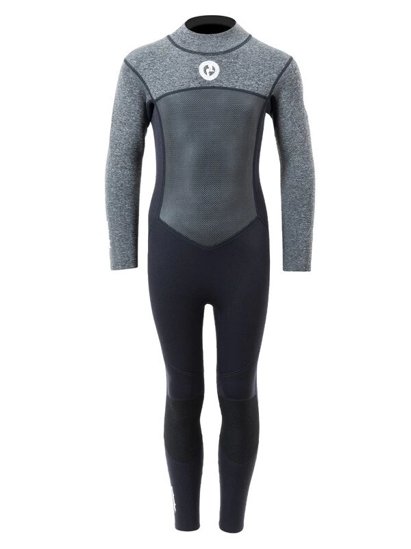 Two Bare Feet Thunderclap Pro 3/2mm Junior Wetsuit (Black / Delta Grey) 3 Two Bare Feet Thunderclap Pro 3/2mm Junior Wetsuit (Black / Delta Grey)