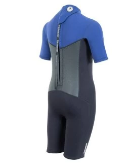Two Bare Feet Thunderclap Pro 3/2mm Junior Shorty Wetsuit (Black/Blue) 15 Two Bare Feet Thunderclap Pro 3/2mm Junior Shorty Wetsuit (Black/Blue) -Surfline Shop kids thunderclap pro shorty blue 6