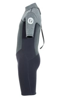 Two Bare Feet Thunderclap Pro 3/2mm Junior Shorty Wetsuit (Black/Delta Grey) 12 Two Bare Feet Thunderclap Pro 3/2mm Junior Shorty Wetsuit (Black/Delta Grey) -Surfline Shop kids thunderclap pro shorty delta 3