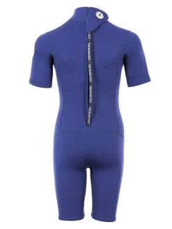 Two Bare Feet Thunderclap 2.5mm Junior Shorty Wetsuit (Navy) 14 Two Bare Feet Thunderclap 2.5mm Junior Shorty Wetsuit (Navy) -Surfline Shop kids thunderclap shorty navy 5