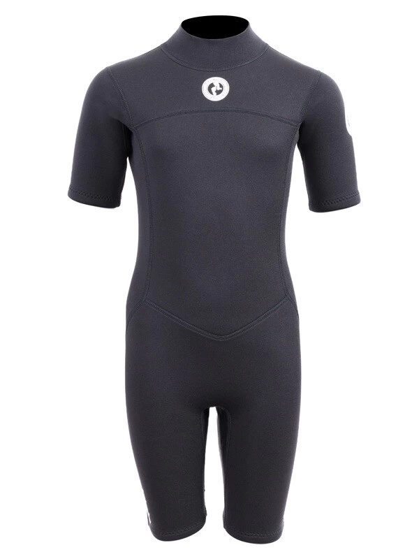 Two Bare Feet Thunderclap 2.5mm Junior Shorty Wetsuit (Black) 3 Two Bare Feet Thunderclap 2.5mm Junior Shorty Wetsuit (Black)