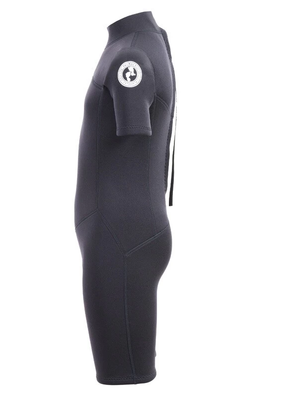 Two Bare Feet Thunderclap 2.5mm Junior Shorty Wetsuit (Black) 5 Two Bare Feet Thunderclap 2.5mm Junior Shorty Wetsuit (Black) - Image 3