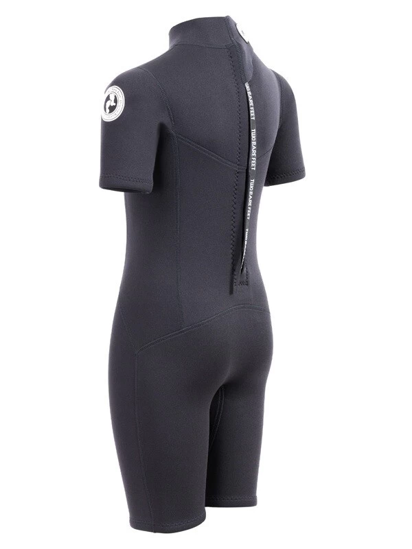 Two Bare Feet Thunderclap 2.5mm Junior Shorty Wetsuit (Black) 6 Two Bare Feet Thunderclap 2.5mm Junior Shorty Wetsuit (Black) - Image 4