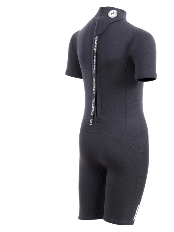 Two Bare Feet Thunderclap 2.5mm Junior Shorty Wetsuit (Black) 8 Two Bare Feet Thunderclap 2.5mm Junior Shorty Wetsuit (Black) - Image 6