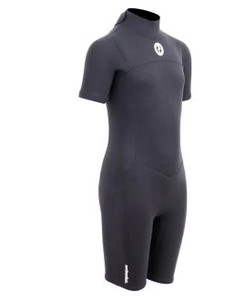 Two Bare Feet Thunderclap 2.5mm Junior Shorty Wetsuit (Black) 17 Two Bare Feet Thunderclap 2.5mm Junior Shorty Wetsuit (Black) -Surfline Shop kids thunderclap shorty wetsuit black 8