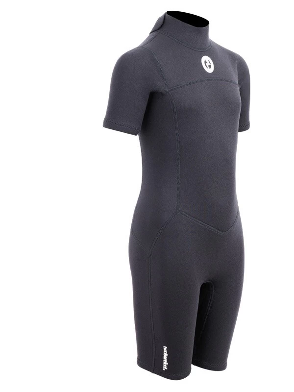 Two Bare Feet Thunderclap 2.5mm Junior Shorty Wetsuit (Black) 10 Two Bare Feet Thunderclap 2.5mm Junior Shorty Wetsuit (Black) - Image 8
