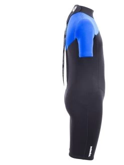 Two Bare Feet Thunderclap 2.5mm Junior Shorty Wetsuit (Blue / Black) -Surfline Shop kids thunderclap shorty wetsuit blue 7