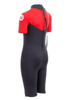 Two Bare Feet Thunderclap 2.5mm Junior Shorty Wetsuit (Red / Black) 13 Two Bare Feet Thunderclap 2.5mm Junior Shorty Wetsuit (Red / Black) -Surfline Shop kids thunderclap shorty wetsuit red 4