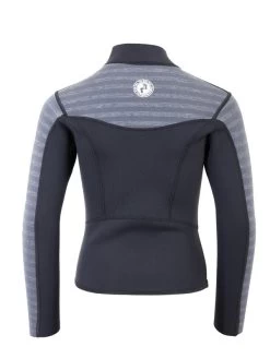 Two Bare Feet Junior Aspect Fleece Lined Zipless Thermal 2.5mm Superstretch Wetsuit Top & Pants Set (Black/Grey Stripes) 15 Two Bare Feet Junior Aspect Fleece Lined Zipless Thermal 2.5mm Superstretch Wetsuit Top & Pants Set (Black/Grey Stripes) -Surfline Shop klfm2g g