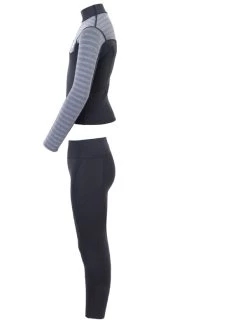 Two Bare Feet Junior Aspect Fleece Lined Zipless Thermal 2.5mm Superstretch Wetsuit Top & Pants Set (Black/Grey Stripes) 13 Two Bare Feet Junior Aspect Fleece Lined Zipless Thermal 2.5mm Superstretch Wetsuit Top & Pants Set (Black/Grey Stripes) -Surfline Shop klfm2g i