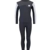 Two Bare Feet Junior Aspect Fleece Lined Zipless Thermal 2.5mm Superstretch Wetsuit Top & Pants Set (Black/Grey/Grey) 1 Two Bare Feet Junior Aspect Fleece Lined Zipless Thermal 2.5mm Superstretch Wetsuit Top & Pants Set (Black/Grey/Grey) -Surfline Shop ky41ji 2 1