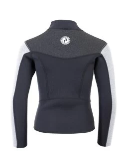 Two Bare Feet Junior Aspect Fleece Lined Zipless Thermal 2.5mm Superstretch Wetsuit Top & Shorts Set (Black/Grey/Grey) 15 Two Bare Feet Junior Aspect Fleece Lined Zipless Thermal 2.5mm Superstretch Wetsuit Top & Shorts Set (Black/Grey/Grey) -Surfline Shop kzgrav 2
