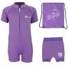 Deluxe Baby Swim Kit - Classic Wetsuit + Nappy Shorts + Bag (Lilac) -Surfline Shop lilac