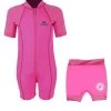 Essentials Baby Swim Kit - Lycra Arm Wetsuit + Nappy Shorts (Pink) 2 Essentials Baby Swim Kit - Lycra Arm Wetsuit + Nappy Shorts (Pink) -Surfline Shop lycra arm pink 4