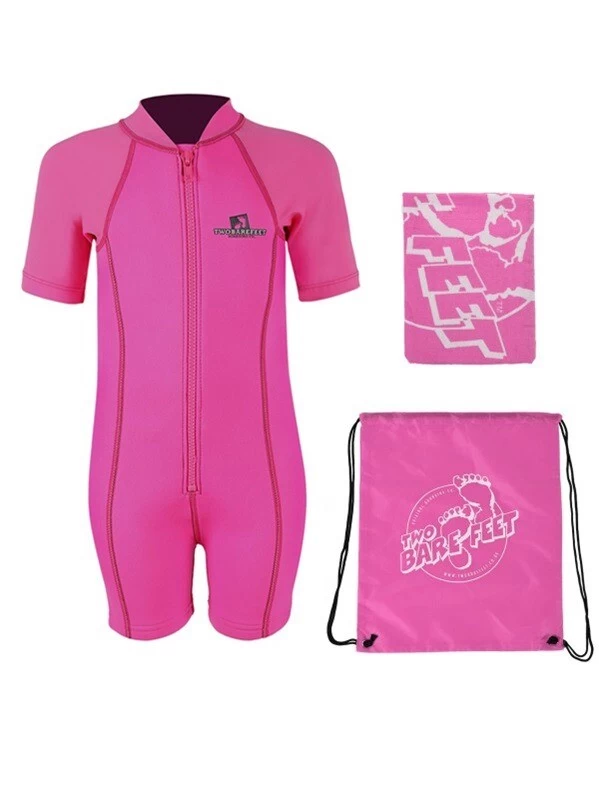 Essentials Baby Swim Kit - Lycra Arm Wetsuit + Swim Bag + Swim Towel (Pink) 3 Essentials Baby Swim Kit - Lycra Arm Wetsuit + Swim Bag + Swim Towel (Pink)