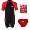 Deluxe Baby Swim Kit - Lycra Arm Wetsuit + Swim Nappy + Towel (Red) 2 Deluxe Baby Swim Kit - Lycra Arm Wetsuit + Swim Nappy + Towel (Red) -Surfline Shop lycra arm red 7 1