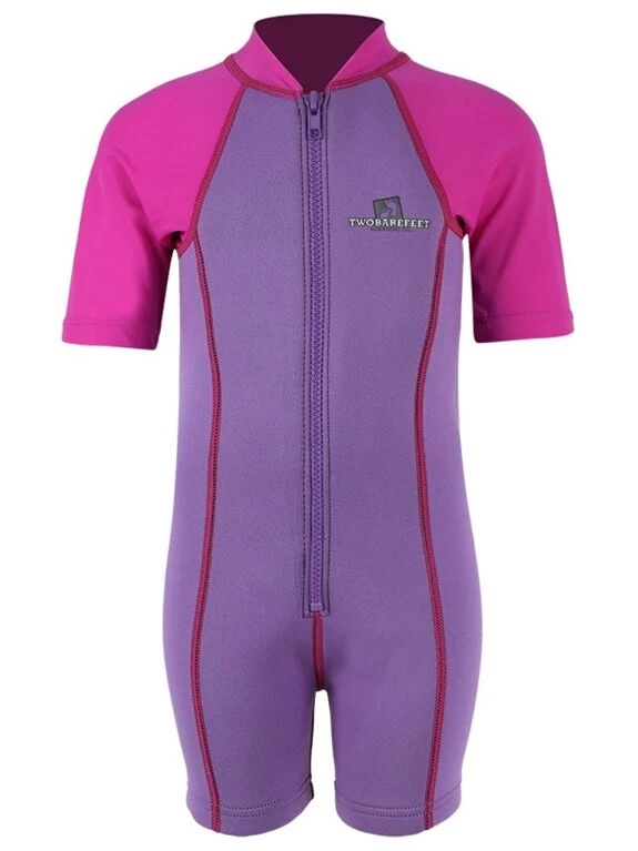 Deluxe Baby Swim Kit - Lycra Arm Wetsuit + Swim Nappy + Bag (Raspberry) 4 Deluxe Baby Swim Kit - Lycra Arm Wetsuit + Swim Nappy + Bag (Raspberry) - Image 2