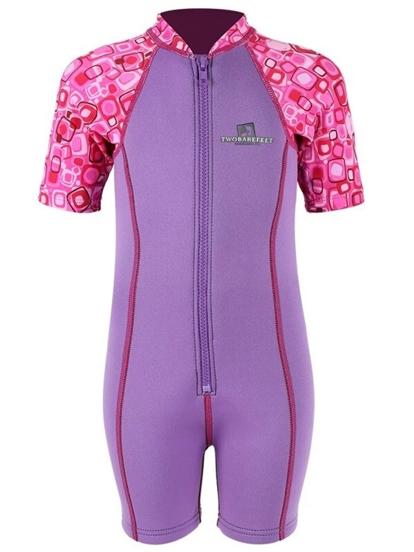 Essentials Baby Swim Kit - Patterned Lycra Arm Wetsuit + Swim Vest (Lilac) 4 Essentials Baby Swim Kit - Patterned Lycra Arm Wetsuit + Swim Vest (Lilac) - Image 2