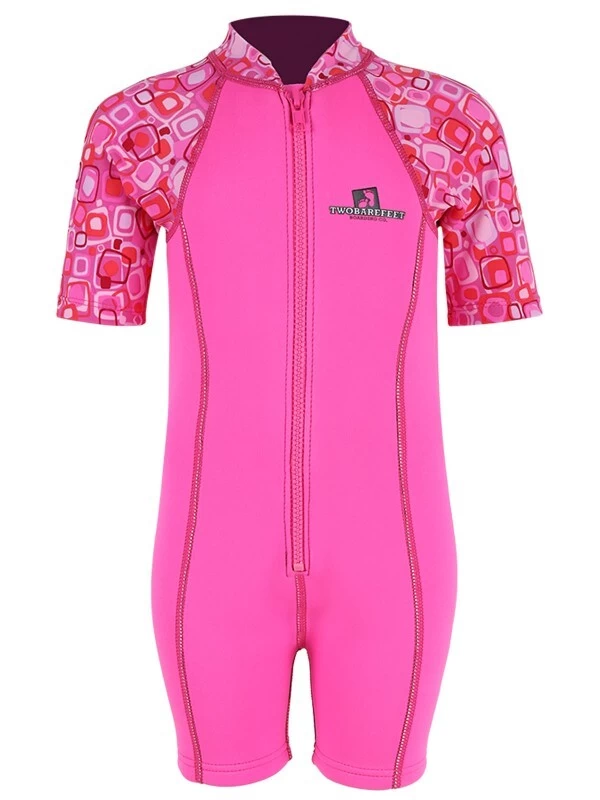 Essentials Baby Swim Kit - Patterned Lycra Arm Wetsuit + Nappy Shorts (Pink) 4 Essentials Baby Swim Kit - Patterned Lycra Arm Wetsuit + Nappy Shorts (Pink) - Image 2