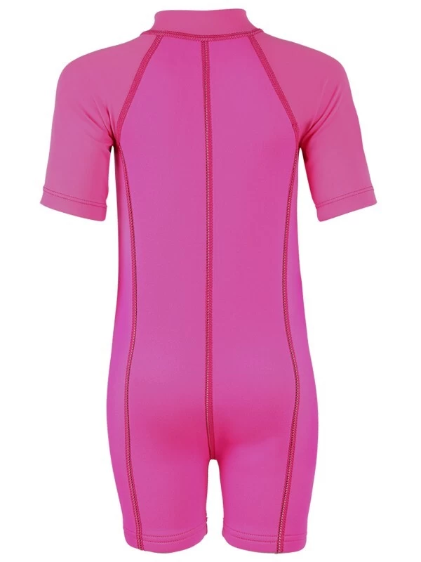 Deluxe Baby Swim Kit - Lycra Arm Wetsuit + Nappy Shorts + Towel (Pink) 5 Deluxe Baby Swim Kit - Lycra Arm Wetsuit + Nappy Shorts + Towel (Pink) - Image 3