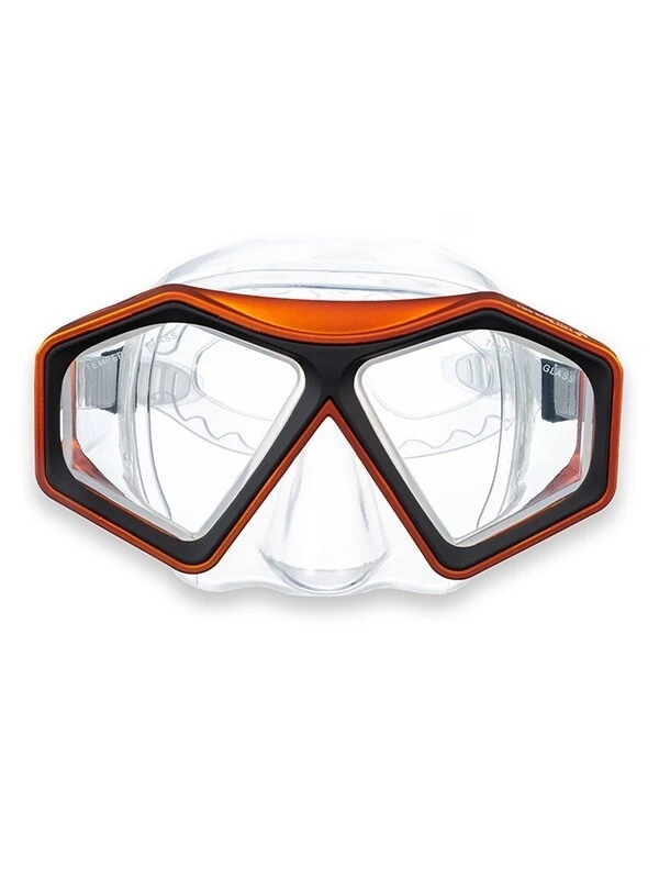 DiveSport Silicone Mask (Orange / Clear) 3 DiveSport Silicone Mask (Orange / Clear)