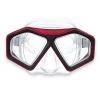 DiveSport Silicone Mask (Red / Clear) -Surfline Shop m6231s red clear