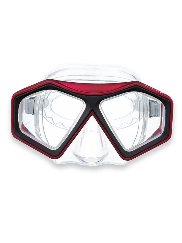 DiveSport Silicone Mask (Red / Clear) 3 DiveSport Silicone Mask (Red / Clear)
