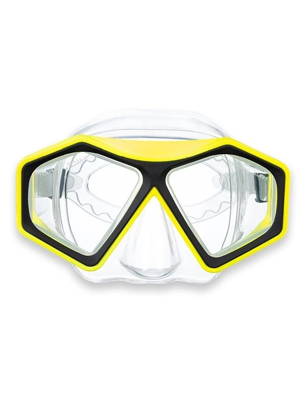 DiveSport Silicone Mask (Yellow / Clear) 3 DiveSport Silicone Mask (Yellow / Clear)