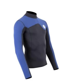 Two Bare Feet Mens Aspect Back Zip 2.5mm Wetsuit Jacket (Black/Blue) 17 Two Bare Feet Mens Aspect Back Zip 2.5mm Wetsuit Jacket (Black/Blue) -Surfline Shop mens aspect back zip jacket black blue denim 8 1