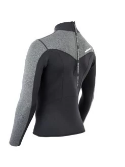 Two Bare Feet Mens Aspect Back Zip 2.5mm Wetsuit Jacket (Black/Grey) -Surfline Shop mens aspect back zip jacket black delta 4 5