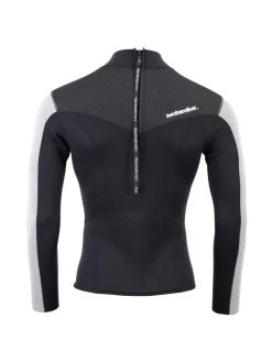 Two Bare Feet Mens Aspect Back Zip 2.5mm Wetsuit Jacket (Black/Grey/Grey) 14 Two Bare Feet Mens Aspect Back Zip 2.5mm Wetsuit Jacket (Black/Grey/Grey) -Surfline Shop mens aspect back zip jacket black grey grey 5