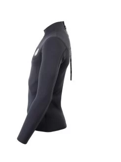 Two Bare Feet Mens Aspect Back Zip 2.5mm Wetsuit Jacket (Black) -Surfline Shop mens aspect back zip jacket black 3