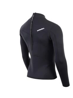 Two Bare Feet Mens Aspect Back Zip 2.5mm Wetsuit Jacket (Black) -Surfline Shop mens aspect back zip jacket black 6