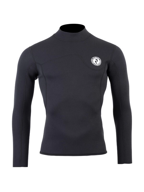 Two Bare Feet Mens Aspect Back Zip 2.5mm Wetsuit Jacket & Pants Set (Black) 7 Two Bare Feet Mens Aspect Back Zip 2.5mm Wetsuit Jacket & Pants Set (Black) - Image 5