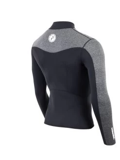 Two Bare Feet Mens Aspect Fleece Lined Zipless Thermal 2.5mm Superstretch Wetsuit Top (Black/Grey) 16 Two Bare Feet Mens Aspect Fleece Lined Zipless Thermal 2.5mm Superstretch Wetsuit Top (Black/Grey) -Surfline Shop mens aspect fleece lined thermal top black delta 6