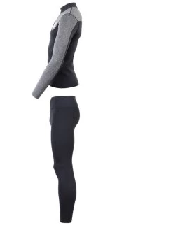 Two Bare Feet Mens Aspect Fleece Lined Zipless Thermal 2.5mm Superstretch Wetsuit Top & Pants Set (Black/Grey) 13 Two Bare Feet Mens Aspect Fleece Lined Zipless Thermal 2.5mm Superstretch Wetsuit Top & Pants Set (Black/Grey) -Surfline Shop mens aspect fleece lined thermal top black delta vista pants 4
