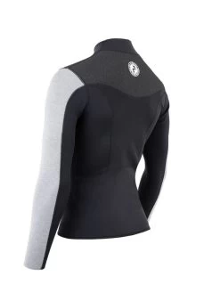 Two Bare Feet Mens Aspect Fleece Lined Zipless Thermal 2.5mm Superstretch Wetsuit Top (Black/Grey/Grey) 14 Two Bare Feet Mens Aspect Fleece Lined Zipless Thermal 2.5mm Superstretch Wetsuit Top (Black/Grey/Grey) -Surfline Shop mens aspect fleece lined thermal top black grey grey 4