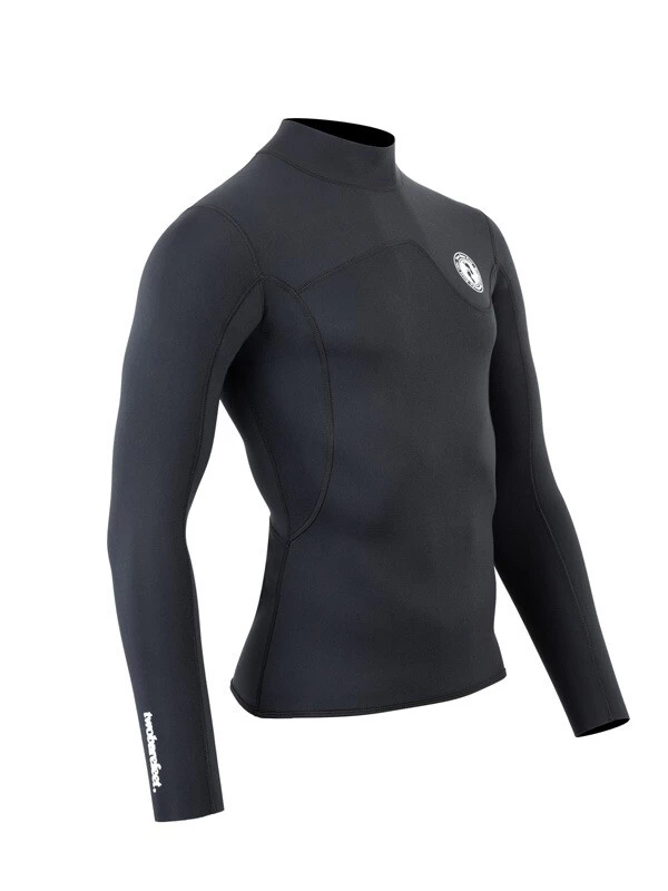 Two Bare Feet Mens Aspect Fleece Lined Zipless Thermal 2.5mm Superstretch Wetsuit Top (Black) 10 Two Bare Feet Mens Aspect Fleece Lined Zipless Thermal 2.5mm Superstretch Wetsuit Top (Black) - Image 8