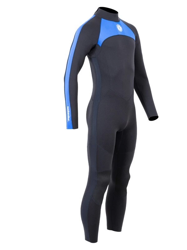 Two Bare Feet Flare 2.5mm Mens Superstretch Full Length Wetsuit (Blue) 10 Two Bare Feet Flare 2.5mm Mens Superstretch Full Length Wetsuit (Blue) - Image 8