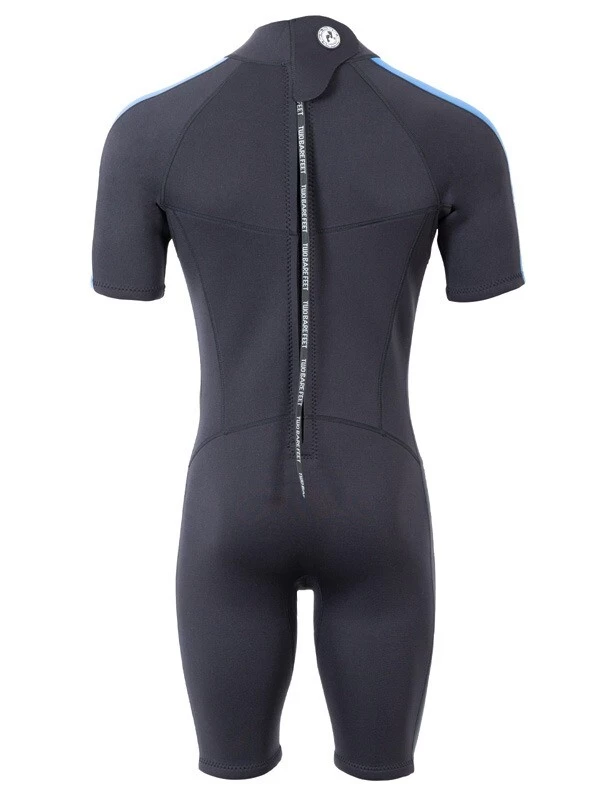 Two Bare Feet Flare 2.5mm Mens Superstretch Shorty Wetsuit (Blue) 7 Two Bare Feet Flare 2.5mm Mens Superstretch Shorty Wetsuit (Blue) - Image 5