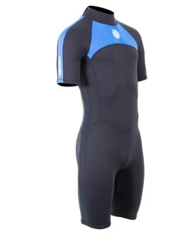Two Bare Feet Flare 2.5mm Mens Superstretch Shorty Wetsuit (Blue) 18 Two Bare Feet Flare 2.5mm Mens Superstretch Shorty Wetsuit (Blue) -Surfline Shop mens flare shorty blue 8