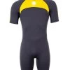 Two Bare Feet Flare 2.5mm Mens Superstretch Shorty Wetsuit (Yellow) 1 Two Bare Feet Flare 2.5mm Mens Superstretch Shorty Wetsuit (Yellow) -Surfline Shop mens flare shorty yellow 1