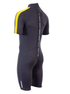 Two Bare Feet Flare 2.5mm Mens Superstretch Shorty Wetsuit (Yellow) 14 Two Bare Feet Flare 2.5mm Mens Superstretch Shorty Wetsuit (Yellow) -Surfline Shop mens flare shorty yellow 4