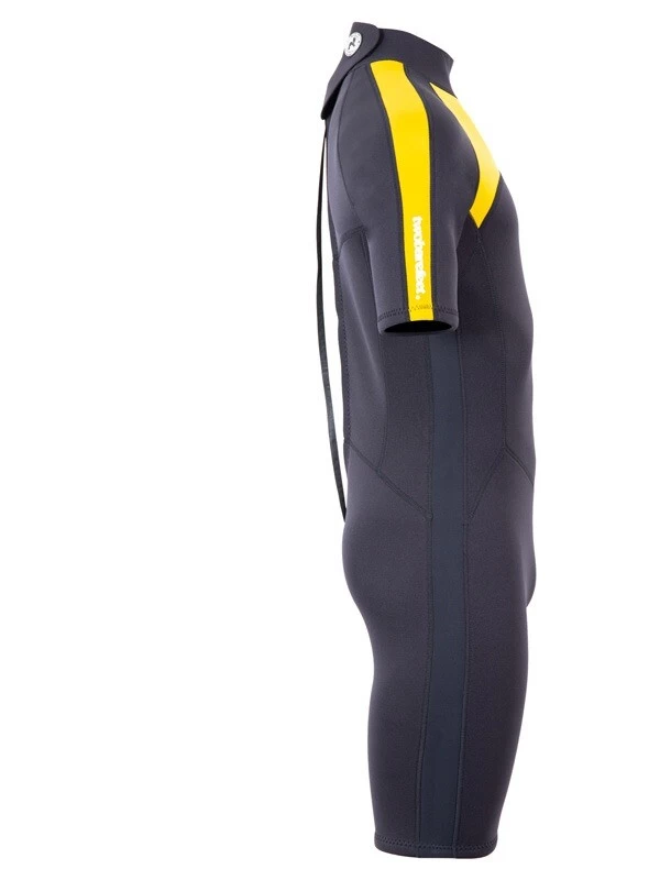 Two Bare Feet Flare 2.5mm Mens Superstretch Shorty Wetsuit (Yellow) 9 Two Bare Feet Flare 2.5mm Mens Superstretch Shorty Wetsuit (Yellow) - Image 7