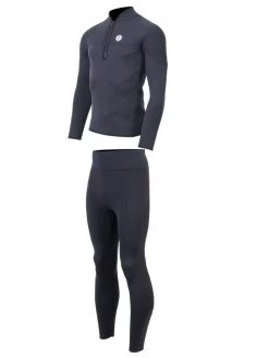 Two Bare Feet Mens Heritage Half Zip 3mm Wetsuit Jacket & Pants Set (Black) 12 Two Bare Feet Mens Heritage Half Zip 3mm Wetsuit Jacket & Pants Set (Black) -Surfline Shop mens heritage half zip vista pants 3