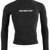 Two Bare Feet Adults Long Sleeve Rash Vest (Black) 2 Two Bare Feet Adults Long Sleeve Rash Vest (Black) -Surfline Shop mens long sleeve black 1