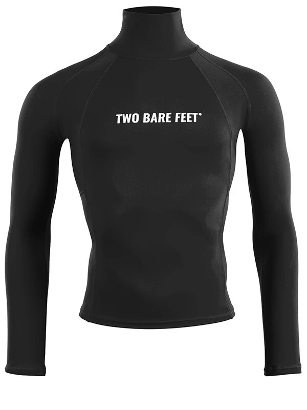 Two Bare Feet Adults Long Sleeve Rash Vest (Black) 3 Two Bare Feet Adults Long Sleeve Rash Vest (Black)