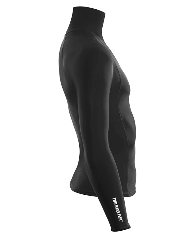 Two Bare Feet Adults Long Sleeve Rash Vest (Black) 9 Two Bare Feet Adults Long Sleeve Rash Vest (Black) - Image 7