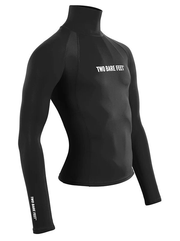 Two Bare Feet Adults Long Sleeve Rash Vest (Black) 10 Two Bare Feet Adults Long Sleeve Rash Vest (Black) - Image 8